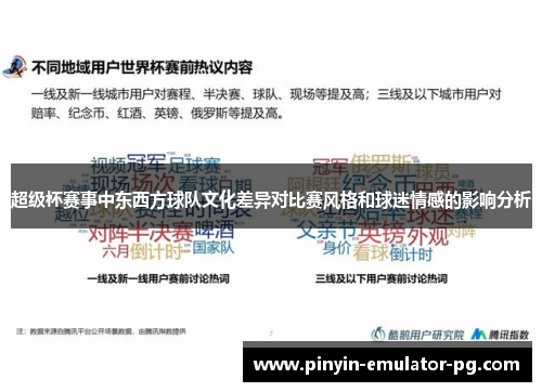 超级杯赛事中东西方球队文化差异对比赛风格和球迷情感的影响分析 超级杯赛事中东西方球队文化差异对比赛风格和球迷情感的影响分析